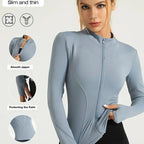 Chaqueta deportiva elástica de secado rápido